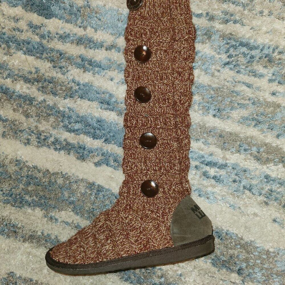 Muks Luks knitted boots || sz 8 - Picture 3 of 9